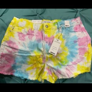 Brand New Tie Dyed Judy Blue Shorts